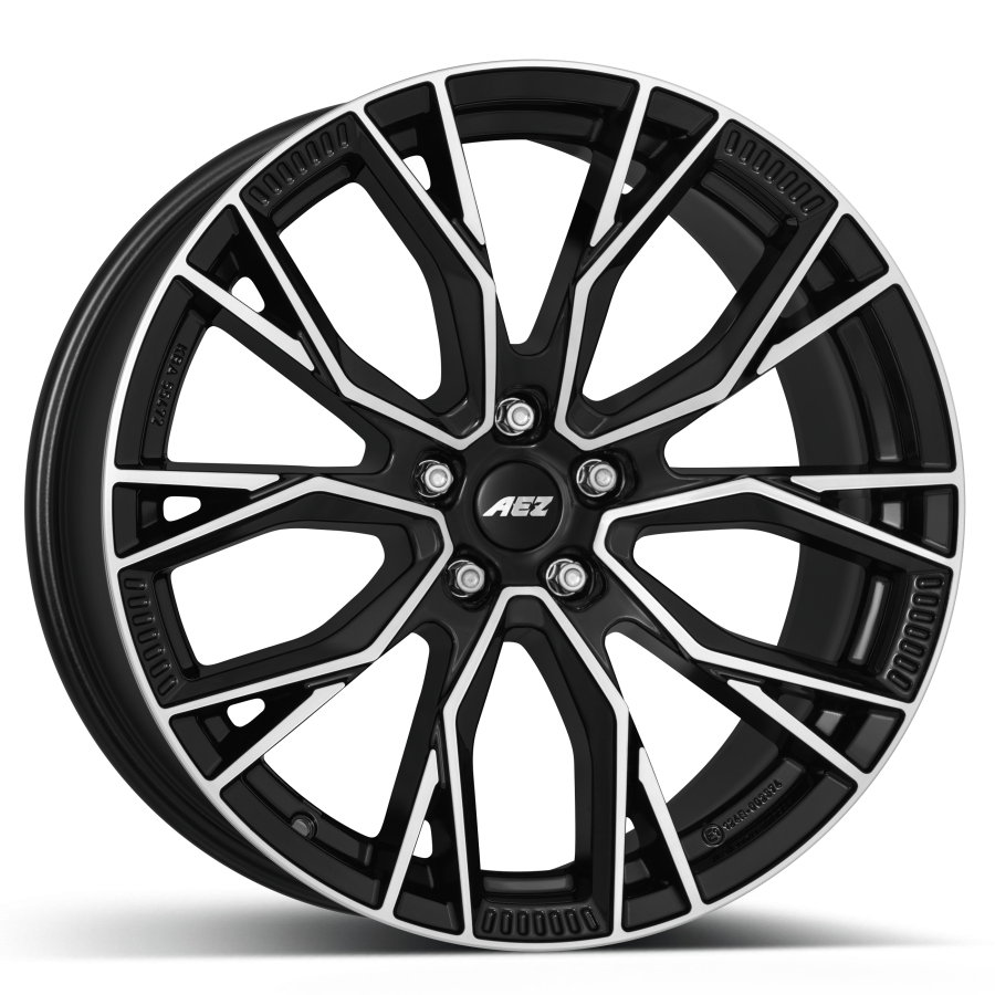 Cerchio AEZ: TORONTO DARK / GLOSSY BLACK FRONT-POLISHED