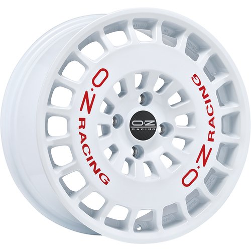 Cerchio OZ: RR40 / WHITE RED LETTERING